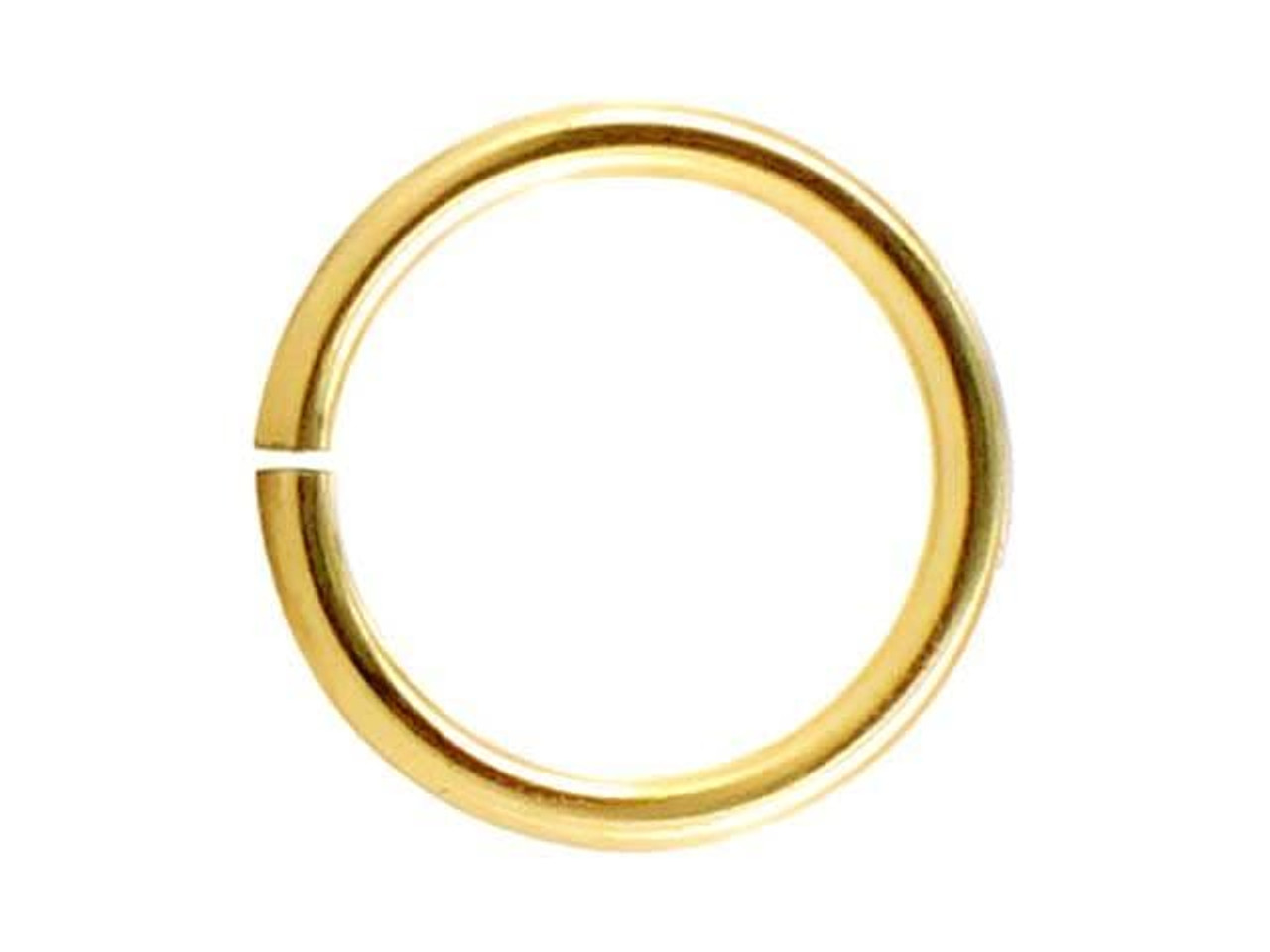 Gold-Filled 14K/20 8mm 20.5 gauge Open Round Jump Ring