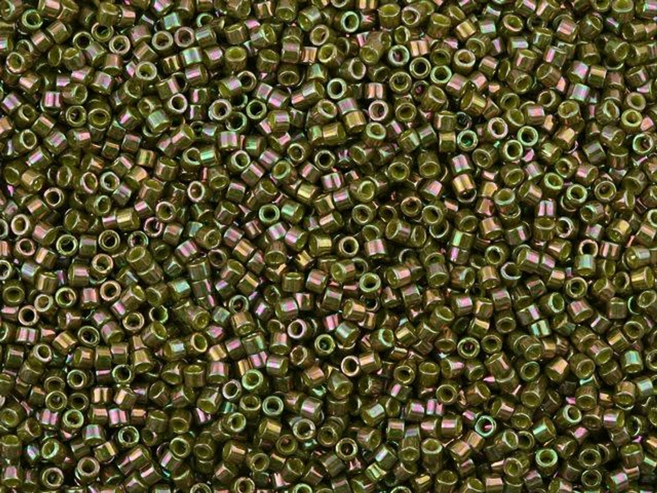 Miyuki Delica Dark Green Beads for Jewelry Making - DB0327