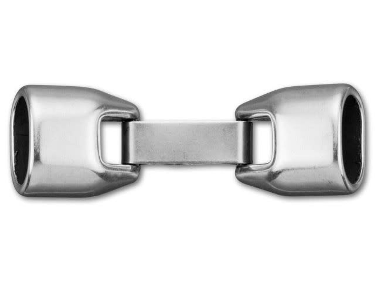 Sterling Silver Clasp, Double Push Lobster, 16mm (Each)