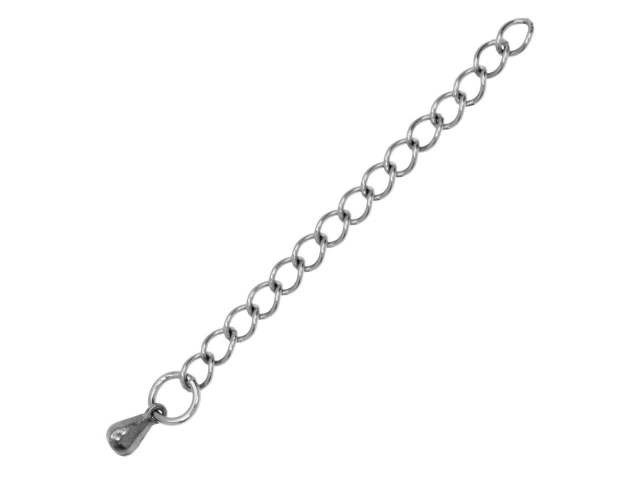 Stainless Steel 3mm Curb Chain Extender 