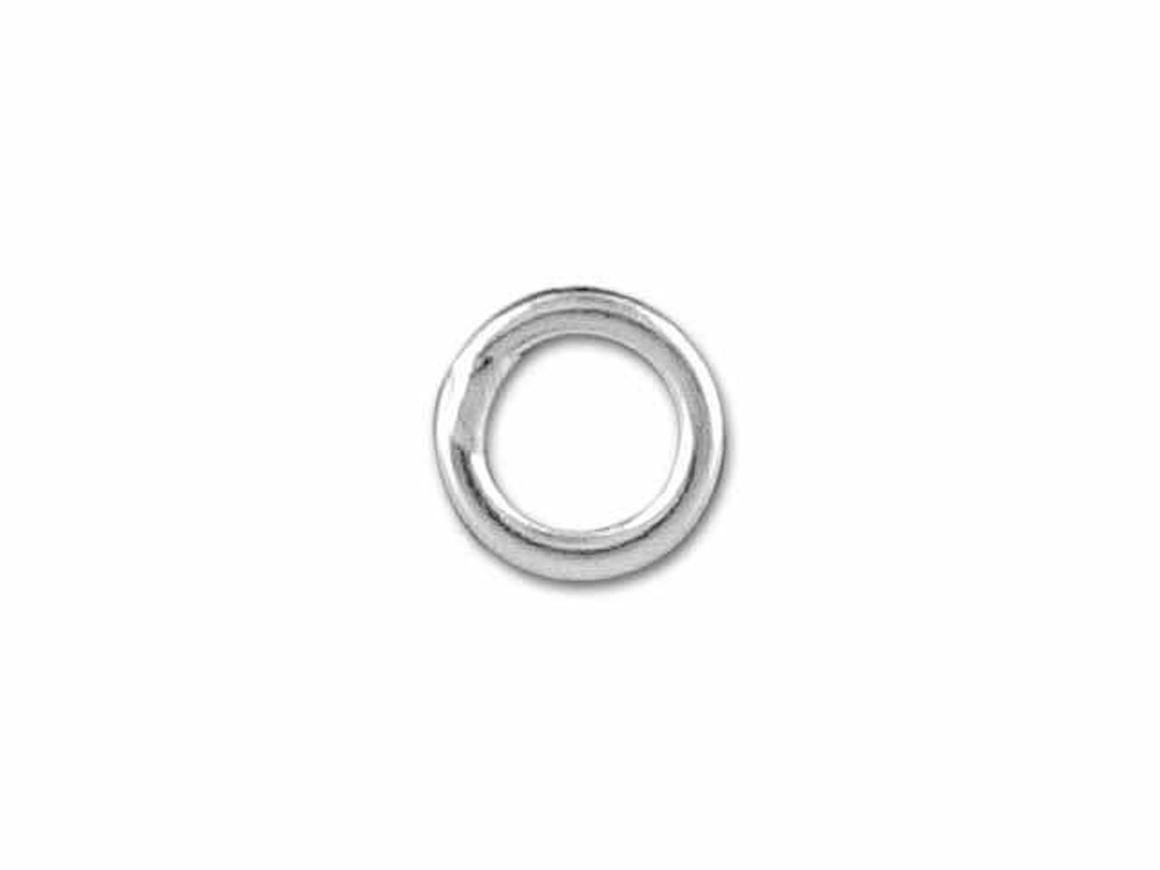 20 Pcs Bag of 4 mm 22g Silver Open Jump Rings