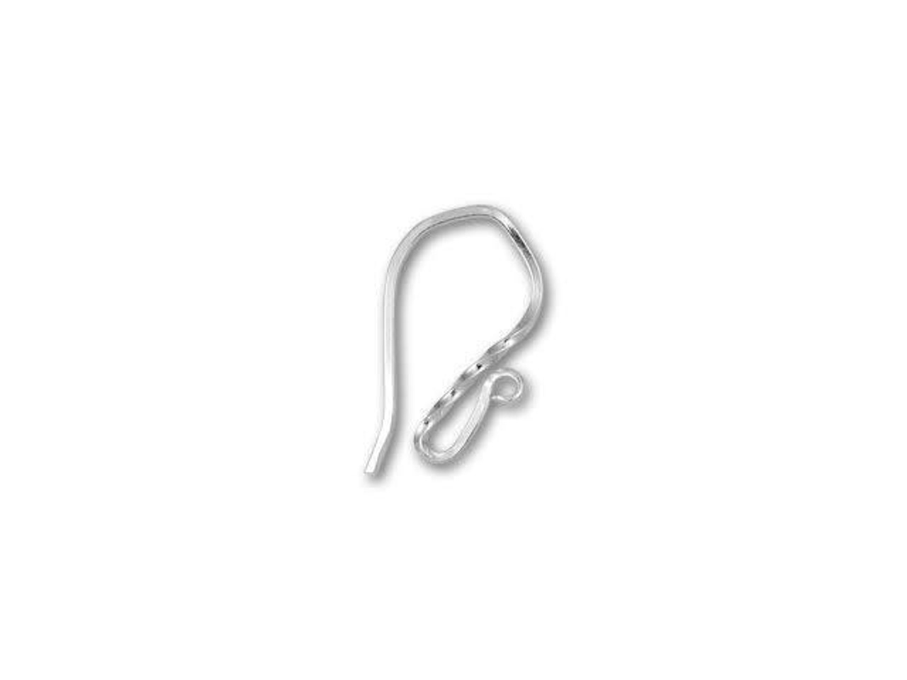 Sterling Silver 18 x 26mm Balloon Ear Wire .032 (1 Pair)