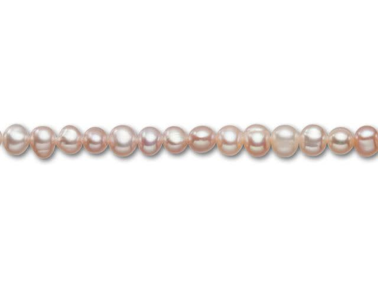 6-7mm Potato Freshwater Pearls, White (16 Strand)