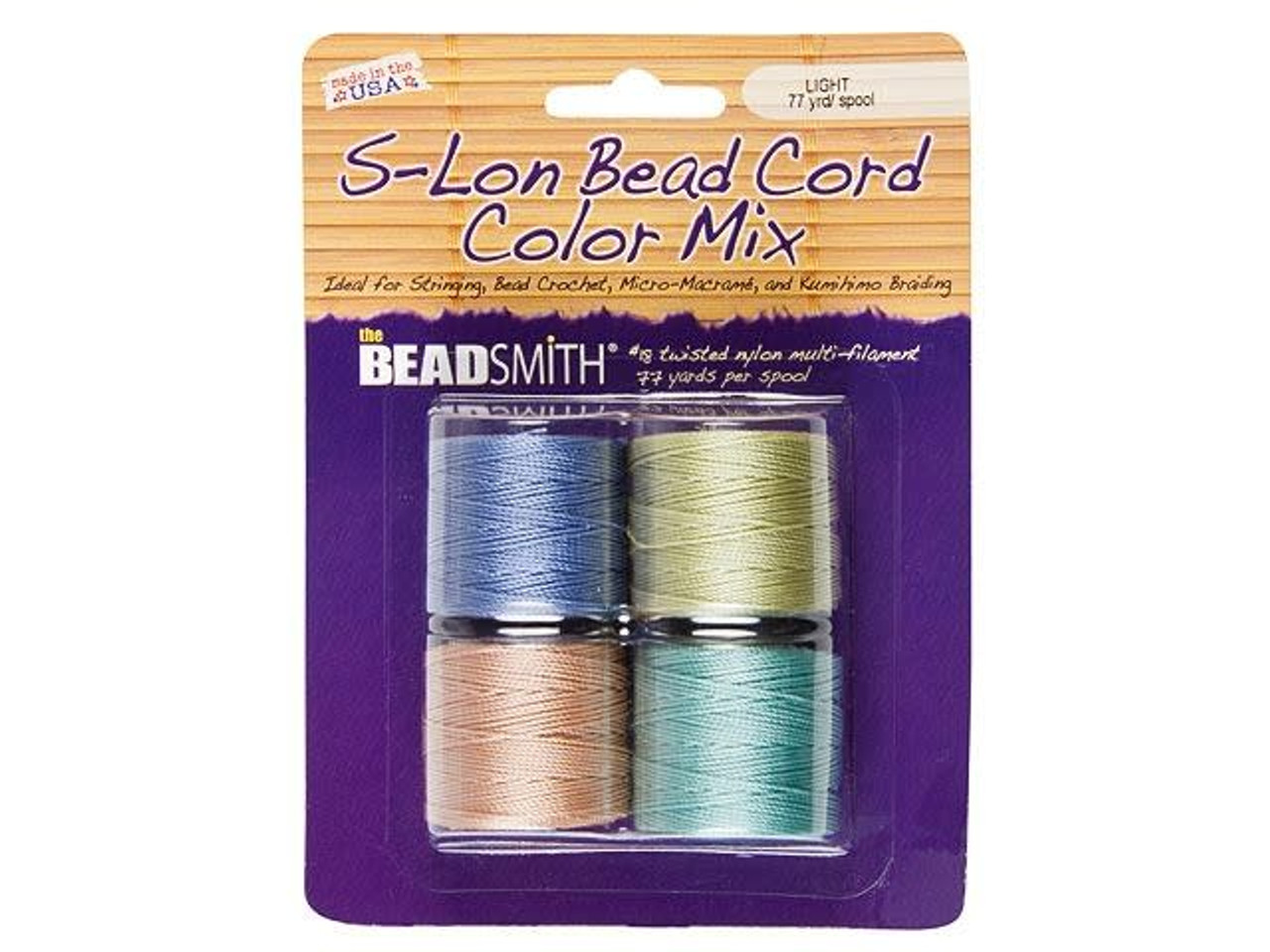 12 Super-Lon #18 Beading Cord for Jewelry Making, Kumohimo by The