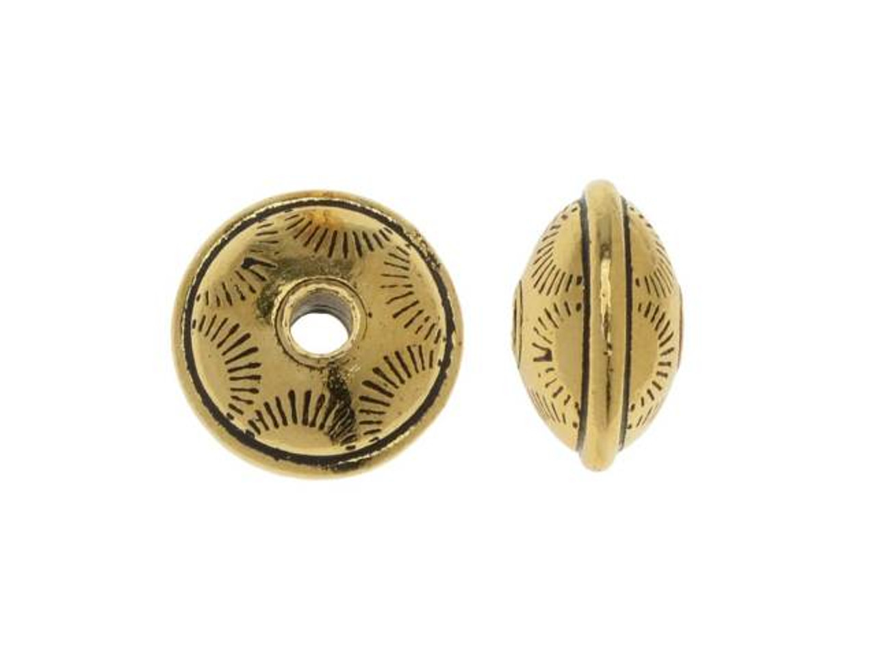 2 Hole Bracelet Anchor Clasp-Bronze/Silver