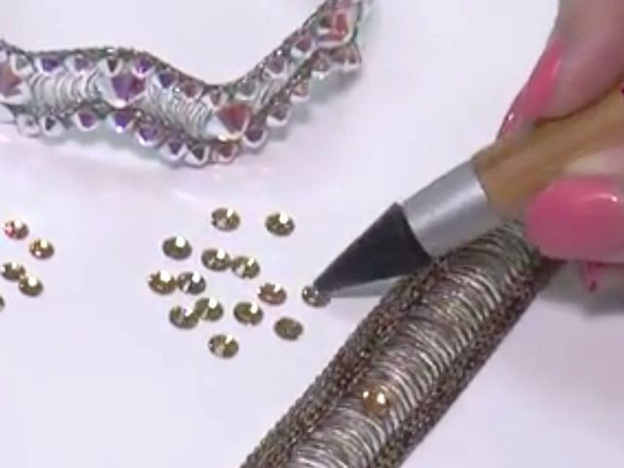  Crystal Katana Tool by Crystal Ninja Rhinestone