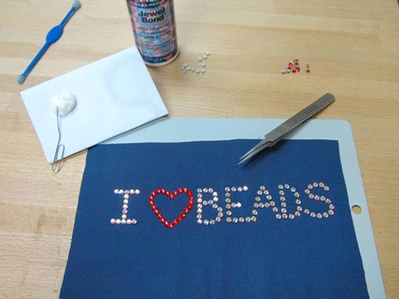 How To Apply Swarovski Flatbacks To Fabric