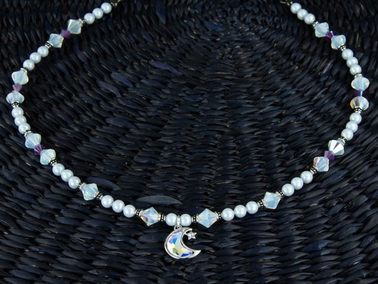 little moon necklace