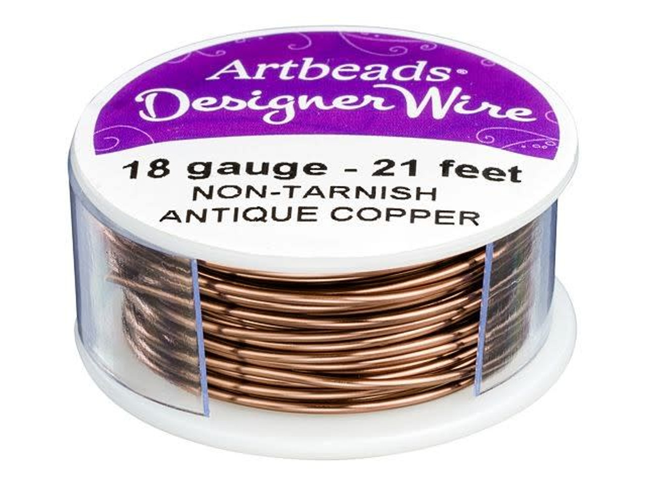 Copper Wire for Jewelry Making Bundle 18 AWG Antique Copper and 20 AWG Wire