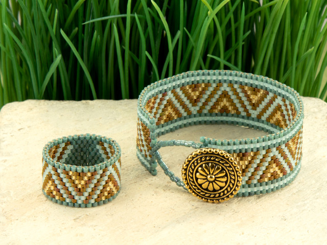 Glacier Mountains Jewelry Set