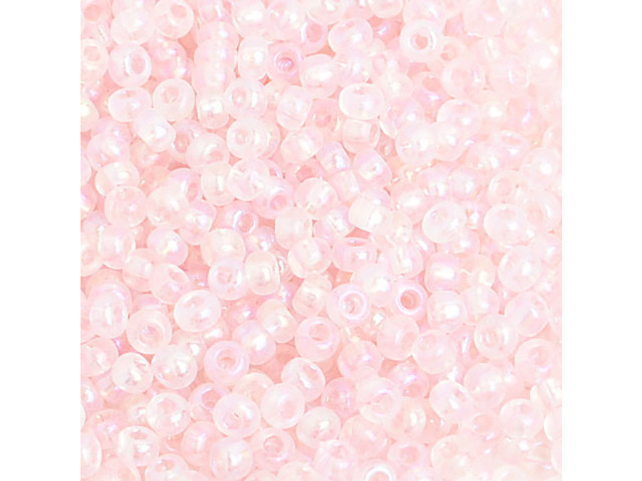 Preciosa Round Seed Bead 8/0 5.5-Inch Tube - Permalux Dyed Chalk