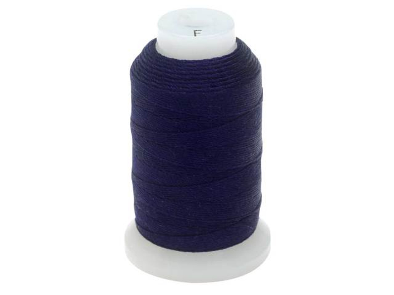 The Beadsmith 100% Silk Beading Thread, Size F, 1 Spool, Navy Blue