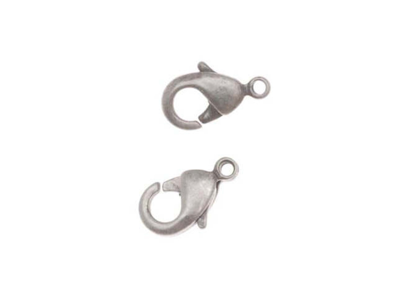 Antiqued Silver Plated Lobster Clasps Extra Large 23mm (2)