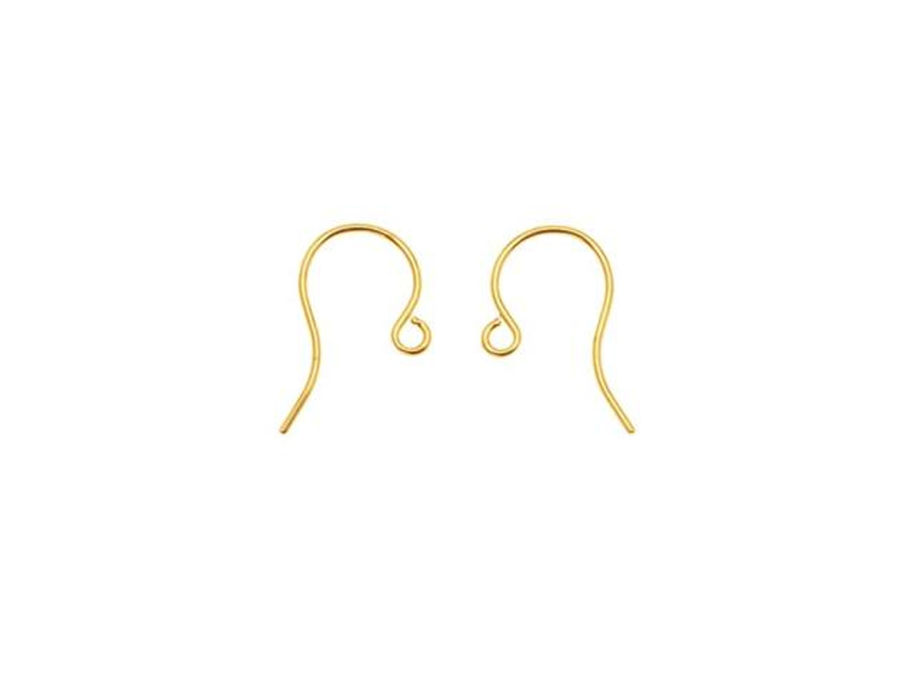 Earring Hooks, French Wire 25mm, Stainless Steel (144 Pieces) 