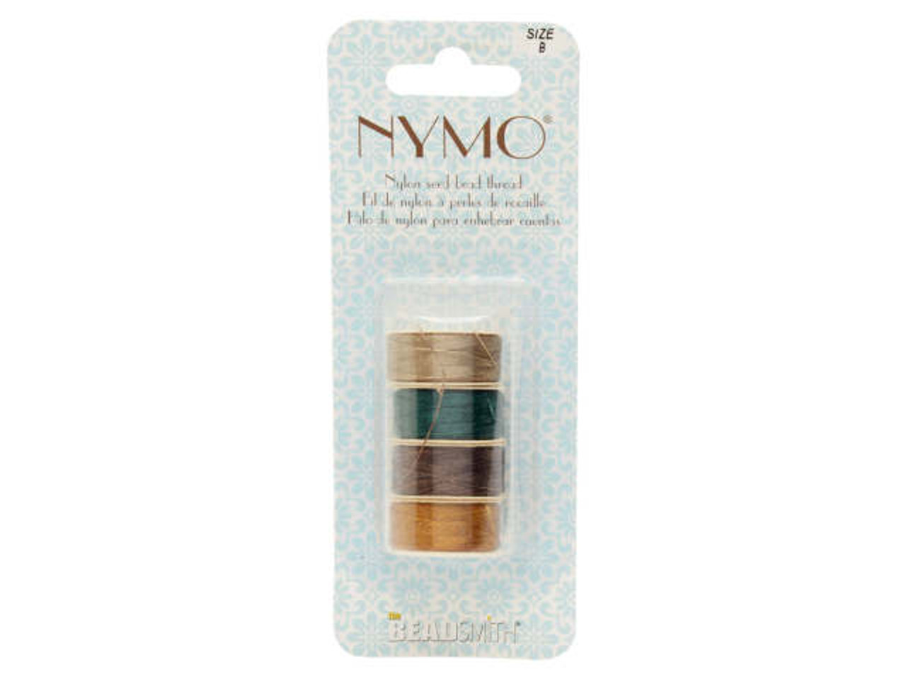 Nylon Nymo Beading Thread 64 Yard Bobbin Size D - SAND ASH