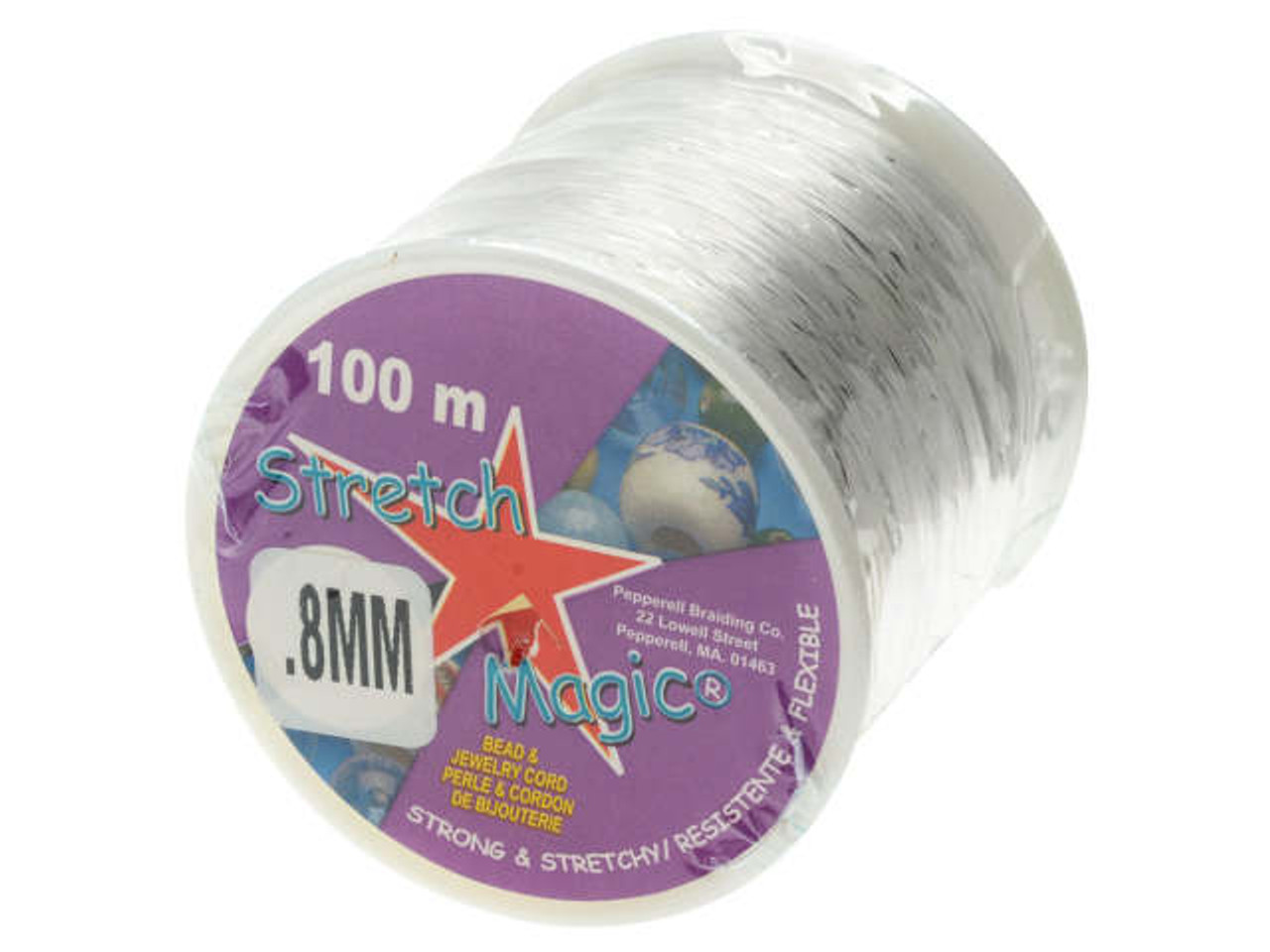 Stretch Magic Bead and Jewelry Cord .5mm 25 Meter Clear Stretch