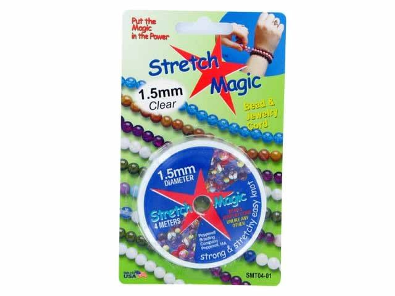 Stretch Magic 1mm Bead & Jewelry Cord 5Meters - Clear