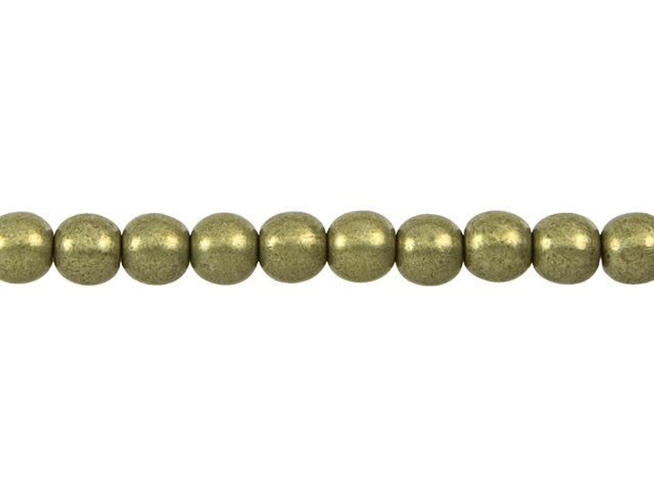 6mm Stainless Steel Round Seamless Beads-50Pc-Jewelry making Supplies