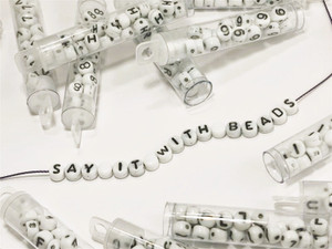 Czech Glass Alpha & Numeric Beads