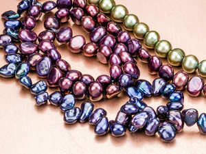 Glass Pearl Beads for Jewelry Making, Faux Pearls for Crafts with