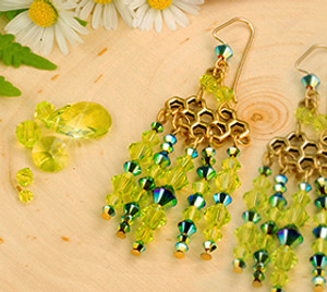 Blossom Bead Weaving Earring Kit - Beads Gone Wild