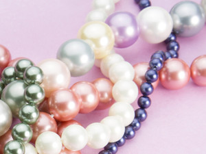 Toyouths Pearl Beads for Jewelry Making, Round Loose Pearls Beads with