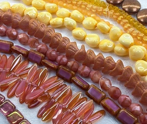 10-Strand Czech Glass Assortments
