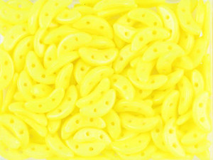 CzechMates Glass 4 x 10mm 2-Hole ColorTrends Opaque Buttercup Crescent Bead 2.5-Inch Tube CzechMates Glass 4 x 10mm 2-Hole ColorTrends Opaque Buttercup Crescent Bead 2.5-Inch Tube