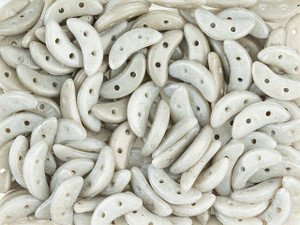 CzechMates Glass 4 x 10mm 2-Hole ColorTrends Opaque Sharkskin Crescent Bead 2.5-Inch Tube CzechMates Glass 4 x 10mm 2-Hole ColorTrends Opaque Sharkskin Crescent Bead 2.5-Inch Tube