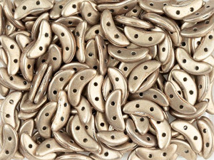 CzechMates Glass 4 x 10mm 2-Hole ColorTrends Saturated Metallic Hazelnut Crescent Bead 2.5-Inch Tube CzechMates Glass 4 x 10mm 2-Hole ColorTrends Saturated Metallic Hazelnut Crescent Bead 2.5-Inch Tube