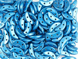 CzechMates Glass 4 x 10mm 2-Hole ColorTrends Saturated Metallic Marina Crescent Bead 2.5-Inch Tube CzechMates Glass 4 x 10mm 2-Hole ColorTrends Saturated Metallic Marina Crescent Bead 2.5-Inch Tube
