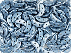 CzechMates Glass 4 x 10mm 2-Hole ColorTrends Saturated Metallic Niagara Crescent Bead 2.5-Inch Tube CzechMates Glass 4 x 10mm 2-Hole ColorTrends Saturated Metallic Niagara Crescent Bead 2.5-Inch Tube