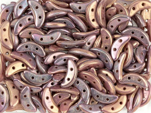 CzechMates Glass 4 x 10mm 2-Hole Oxidized Bronze Berry Crescent Bead 2.5-Inch Tube CzechMates Glass 4 x 10mm 2-Hole Oxidized Bronze Berry Crescent Bead 2.5-Inch Tube