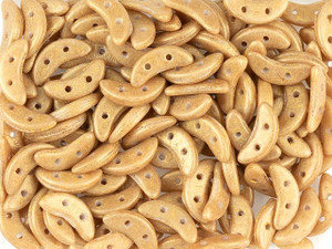 CzechMates Glass 4 x 10mm 2-Hole Pacifica Macadamia Crescent Bead 2.5-Inch Tube CzechMates Glass 4 x 10mm 2-Hole Pacifica Macadamia Crescent Bead 2.5-Inch Tube