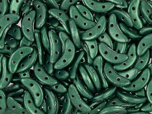 CzechMates Glass 4 x 10mm ColorTrends Saturated Metallic Martini Olive 2-Hole Crescent Bead 2.5-Inch Tube CzechMates Glass 4 x 10mm ColorTrends Saturated Metallic Martini Olive 2-Hole Crescent Bead 2.5-Inch Tube