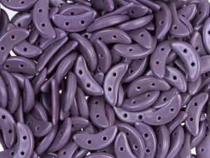 CzechMates Glass 4x10mm 2-Hole Opaque Purple Crescent Bead 2.5-Inch Tube CzechMates Glass 4x10mm 2-Hole Opaque Purple Crescent Bead 2.5-Inch Tube