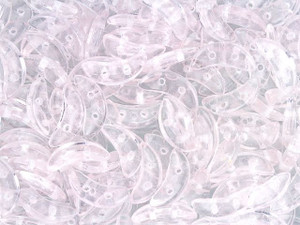 CzechMates Glass 4x10mm 2-Hole Rosaline Crescent Bead, 2.5-Inch Tube CzechMates Glass 4x10mm 2-Hole Rosaline Crescent Bead, 2.5-Inch Tube