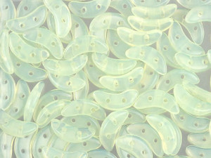 CzechMates Glass 4x10mm Milky Jonquil 2-Hole Crescent Bead, 2.5-Inch Tube CzechMates Glass 4x10mm Milky Jonquil 2-Hole Crescent Bead, 2.5-Inch Tube