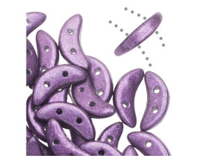 CzechMates Glass 4x10mm Saturated Metallic Purple 2-Hole Crescent Bead, 2.5-Inch Tube CzechMates Glass 4x10mm Saturated Metallic Purple 2-Hole Crescent Bead, 2.5-Inch Tube