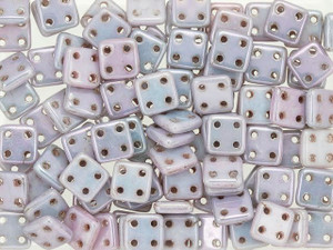CzechMates Glass 6mm 4-Hole Luster Opaque Amethyst QuadraTile Bead 2.5-Inch Tube CzechMates Glass 6mm 4-Hole Luster Opaque Amethyst QuadraTile Bead 2.5-Inch Tube