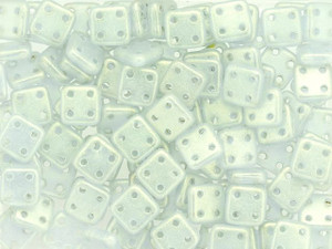 CzechMates Glass 6mm 4-Hole Sueded Gold Alexandrite QuadraTile Bead 2.5-Inch Tube CzechMates Glass 6mm 4-Hole Sueded Gold Alexandrite QuadraTile Bead 2.5-Inch Tube