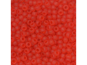TOHO Bead Round 11/0 Frosted Transparent Cherry, 2.5-Inch Tube TOHO Bead Round 11/0 Frosted Transparent Cherry, 2.5-Inch Tube