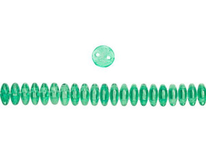 CzechMates Glass 6mm ColorTrends Transparent Lush Meadow 2-Hole Lentil Bead Strand CzechMates Glass 6mm ColorTrends Transparent Lush Meadow 2-Hole Lentil Bead Strand