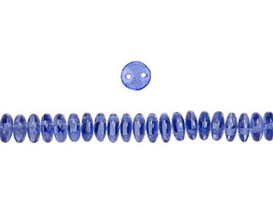 CzechMates Glass 6mm ColorTrends Transparent Riverside 2-Hole Lentil Bead Strand CzechMates Glass 6mm ColorTrends Transparent Riverside 2-Hole Lentil Bead Strand