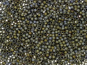 TOHO Treasure 11/0 Matte Iris Gray Seed Bead 2.5-Inch Tube TOHO Treasure 11/0 Matte Iris Gray Seed Bead 2.5-Inch Tube
