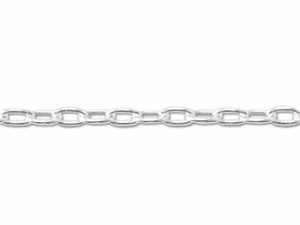 040 Sterling Silver Long Cable Chain by the Foot 040 Sterling Silver Long Cable Chain by the Foot
