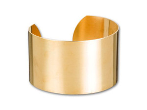 1.5-Inch Brass Flat Bracelet Cuff 1.5-Inch Brass Flat Bracelet Cuff