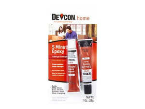 Devcon 5-Minute Two-Part Epoxy, Dual 1/2oz Tubes Devcon 5-Minute Two-Part Epoxy, Dual 1/2oz Tubes