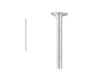 1.5-inch Silver-Plated 23 Gauge Head Pin 1.5-inch Silver-Plated 23 Gauge Head Pin