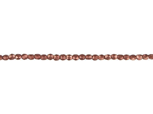 Czech Fire-Polish Bead 2mm ColorTrends Saturated Metallic Grenadine (50pc Strand) by Starman Czech Fire-Polish Bead 2mm ColorTrends Saturated Metallic Grenadine (50pc Strand) by Starman